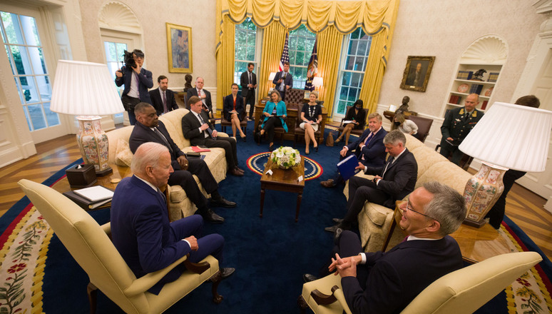 NATO Secretary General Jens Stoltenberg met with U.S. President Joe Biden at the White House on June 7 ahead of the NATO summit on June 14. (Photo: NATO)