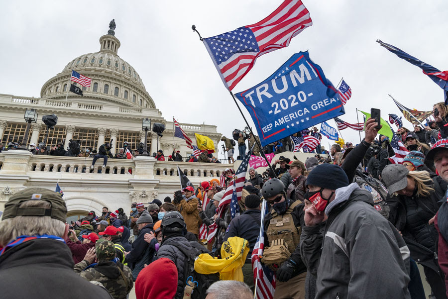 Pro-Trump rioters stormed the U.S. Capitol in Washington, D.C., on Jan. 6, 2021, as part of an effort to overturn the 2020 presidential election results. (Photo: Flickr/ Blink O'fanaye)