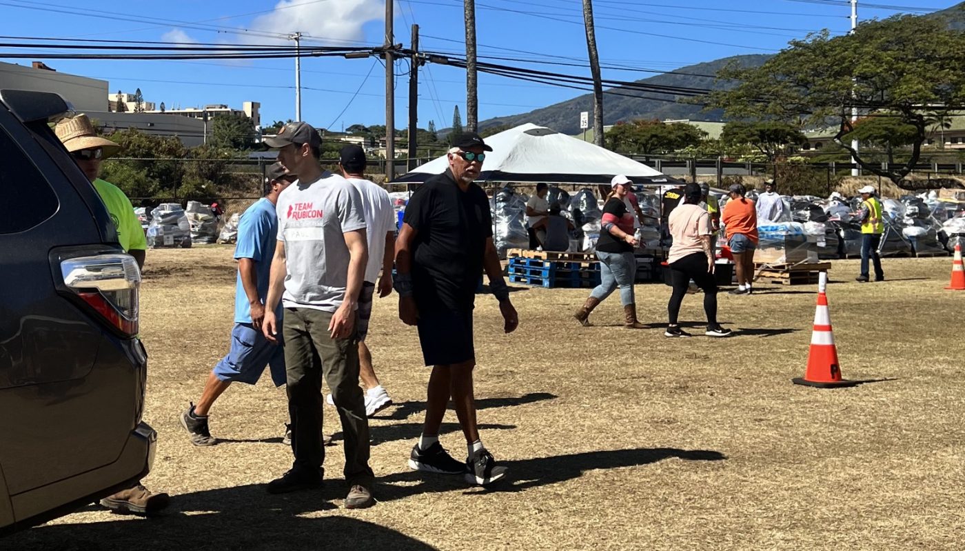 Team Rubicon volunteers on the ground in Maui