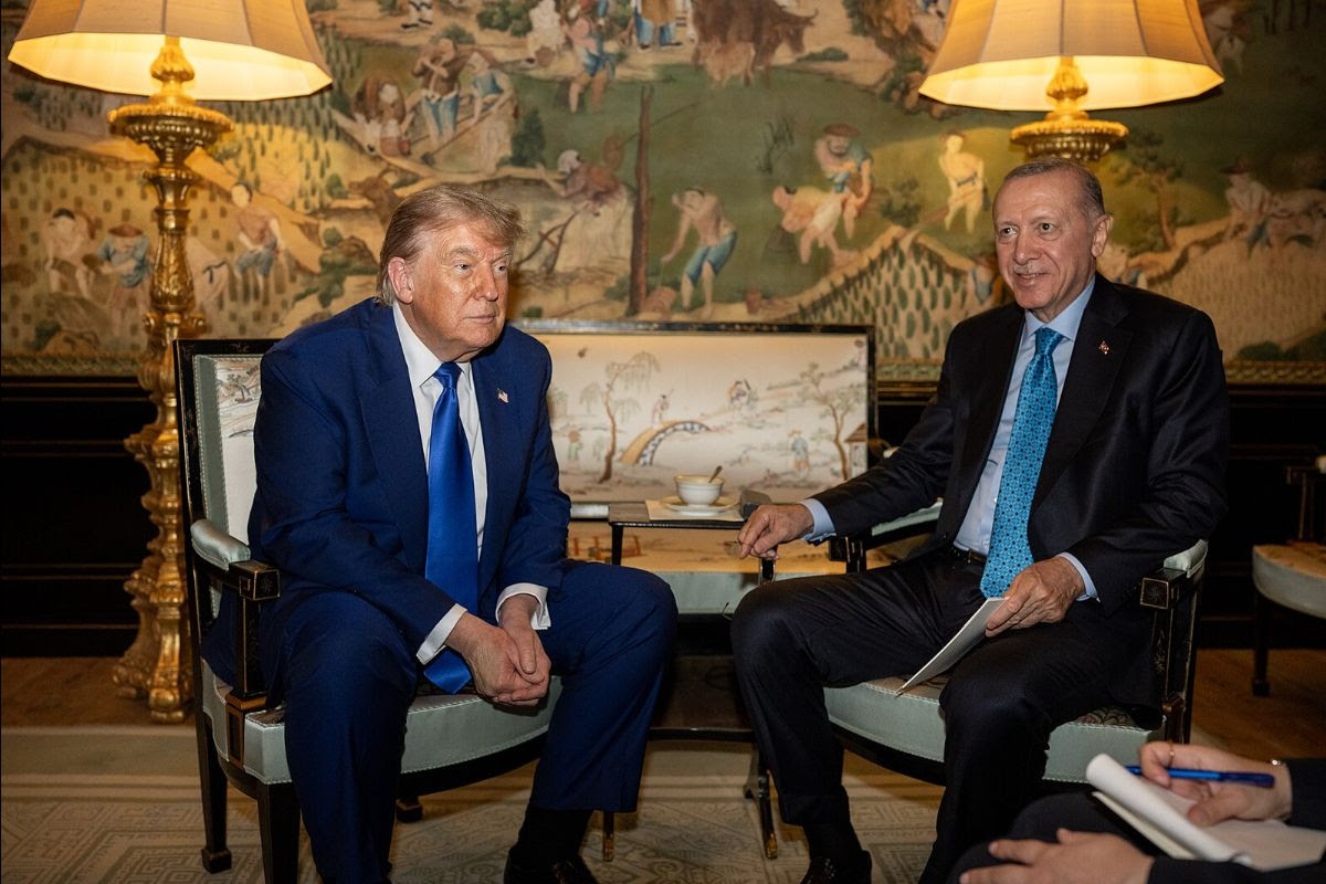 Turkish President Recep Tayyip Erdogan, pictured with President Donald Trump at the NATO summit in the Netherlands in June, will visit the White House this week for the first time since 2019. (Photo: Official White House Photo by Daniel Torok)