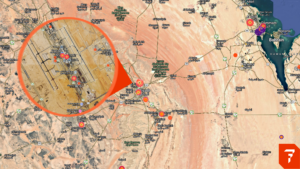 Factal map showing location of Saudi Arabia airport attacks